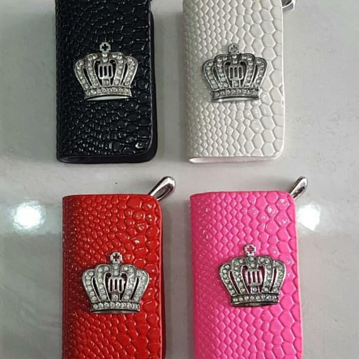 dompet stnk + GANTUNGAN kunci mobil MOTOR LOGO MAHKOTA crown dad