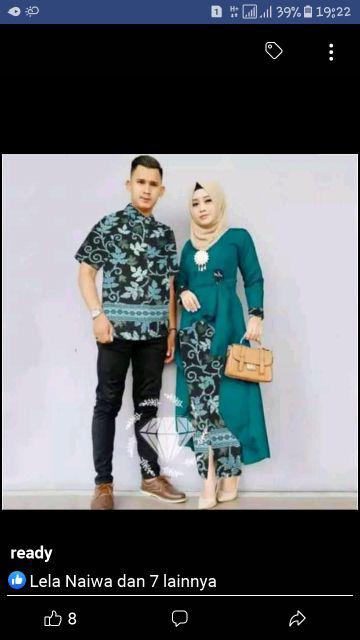 Rx Stelan Kebaya Brukat Batik Set Bianca Bians