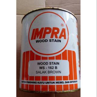 Cat impra  warna  tua wood  stain  WS 162B Shp brown coffee 