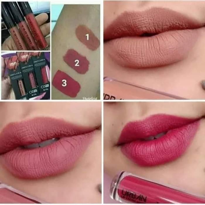 Implora Lip Cream Matte Warna Lengkap 6 Variant