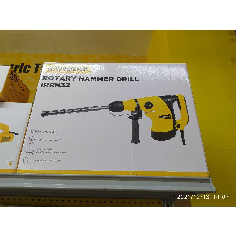 KRISBOW Bor Bobok Beton 32mm 1100 Watt /  ROTARY HAMMER DRILL 32MM 1100W IRRH32