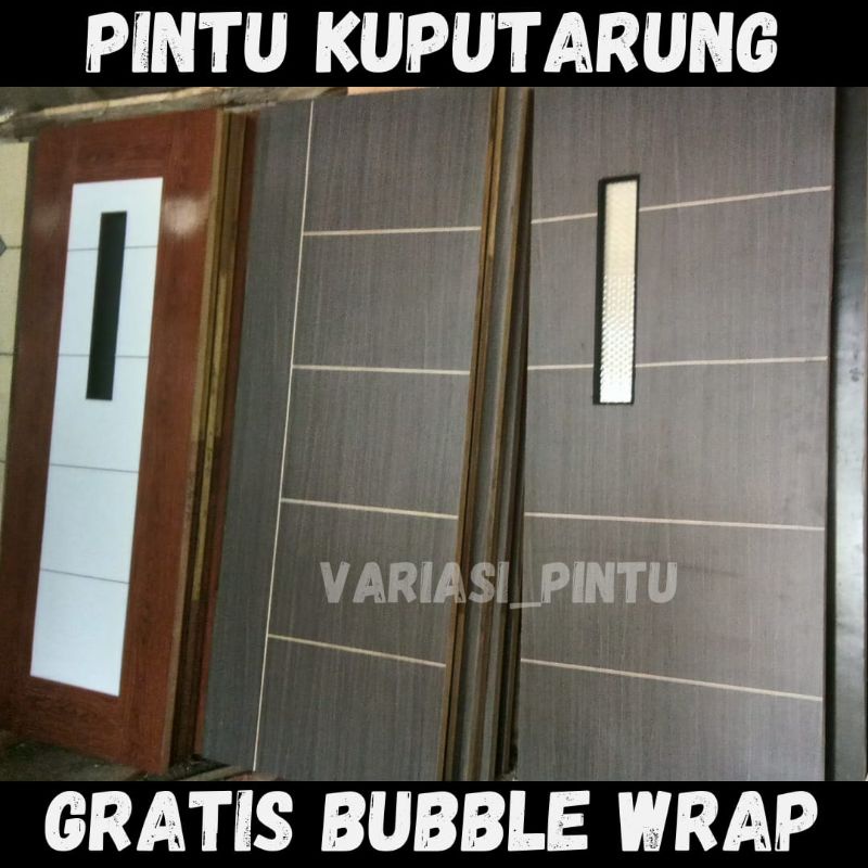 pintu kuputarung / pintu utama / pintu modern /pintu minimalis / pintu plywood / pintu rumah