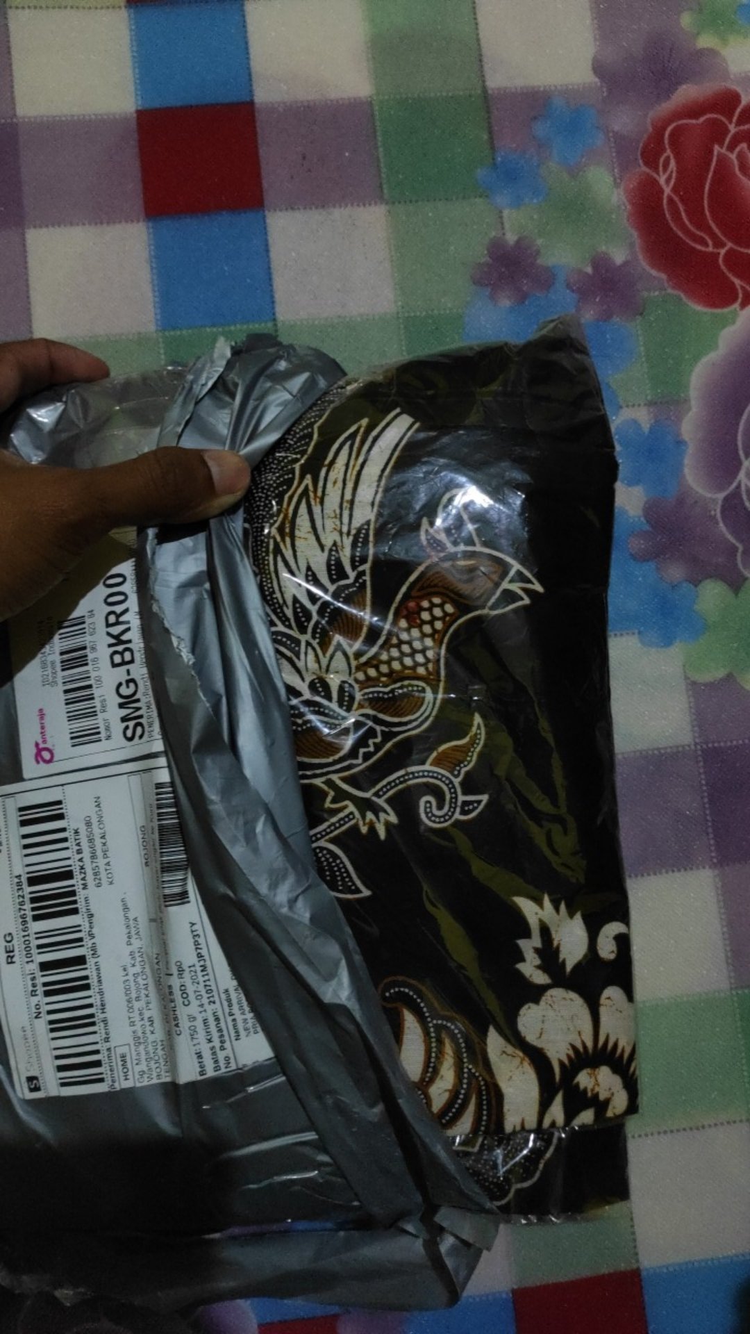 New Arrival Distro Batik Pria Bordir Sogan Hrb026 Batikaf Notoarto Batik Ipnu-ippnu Hem Pria Bel