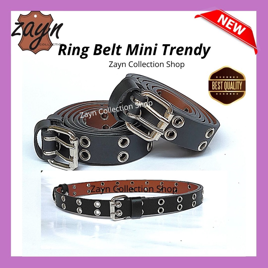 Ikat Pinggang Ring Belt Wanita Kecil Gaya Korea Fashion Kekinian Sabuk Cewek