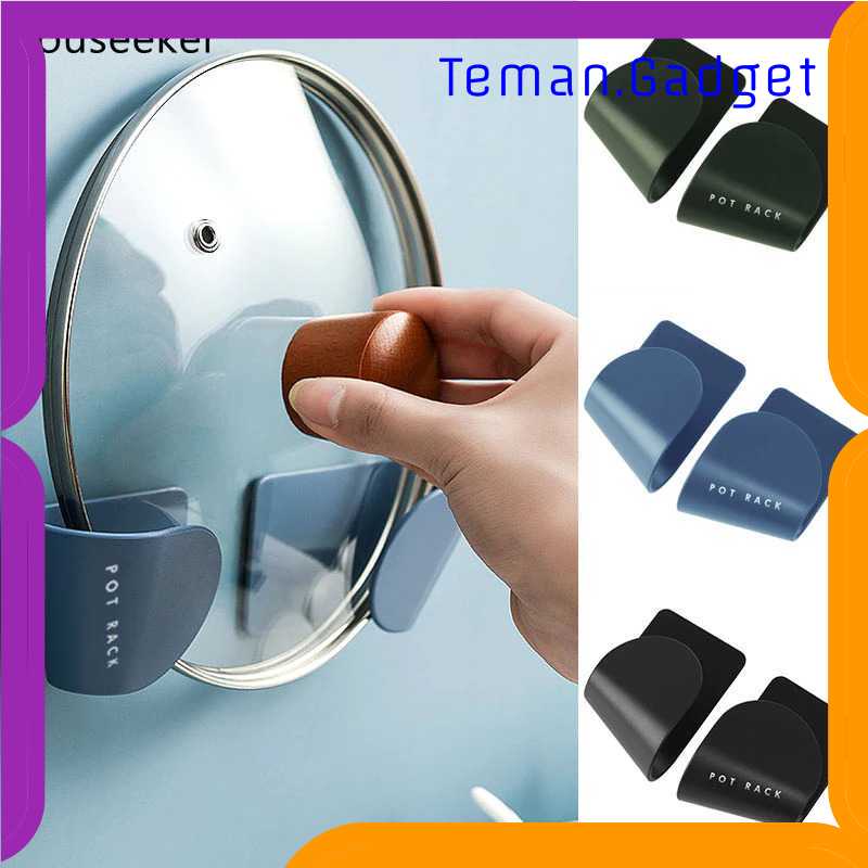 TG-DA NOOOTH Rak Gantung Tutup Panci Pot Holder Wall Mounted 2 PCS - J192