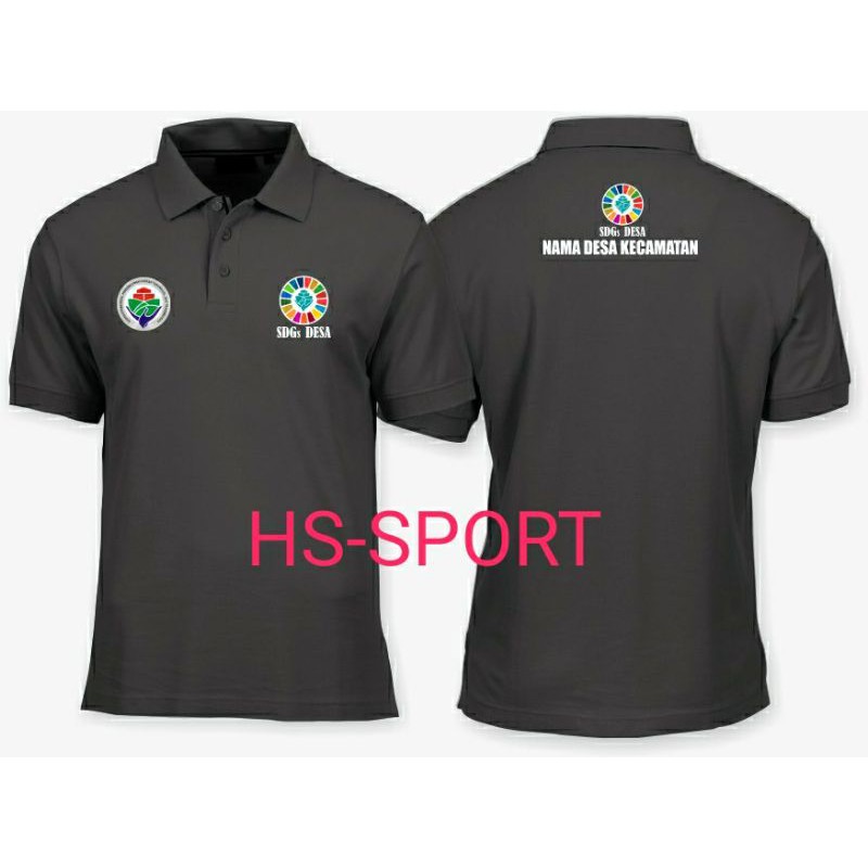 POLOSHIRT SDGS DESA / POLOSHIRT PENDATAAN DESA / POLOSHIRT KEMENTRIAN DESA