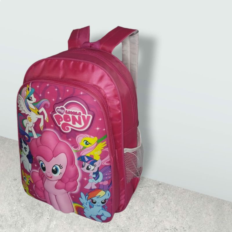 Tas Anak SD Perempuan Kuda Pony Tas Ransel Sekolah Anak TK SD Pony Embos Free jam Tangan