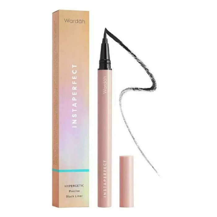 Eye Liner Make Up Mata Wardah Instaperfect Hypergetic Precise Black Murah Kecantikan OBGA4220
