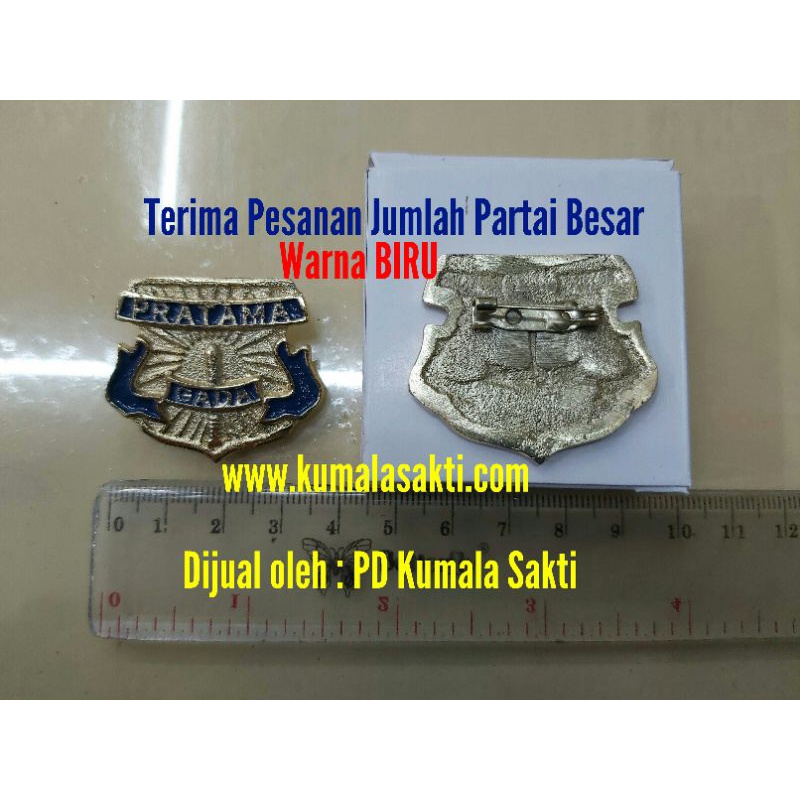 Gada Pratama Cor Biru Peniti|Pin Satpam|Kaos Satpam Coklat|Pangkat Satpam|Sabuk Satpam|Kopel Satpam|Topi Jaring Satpam|Rompi Jaring Satpam