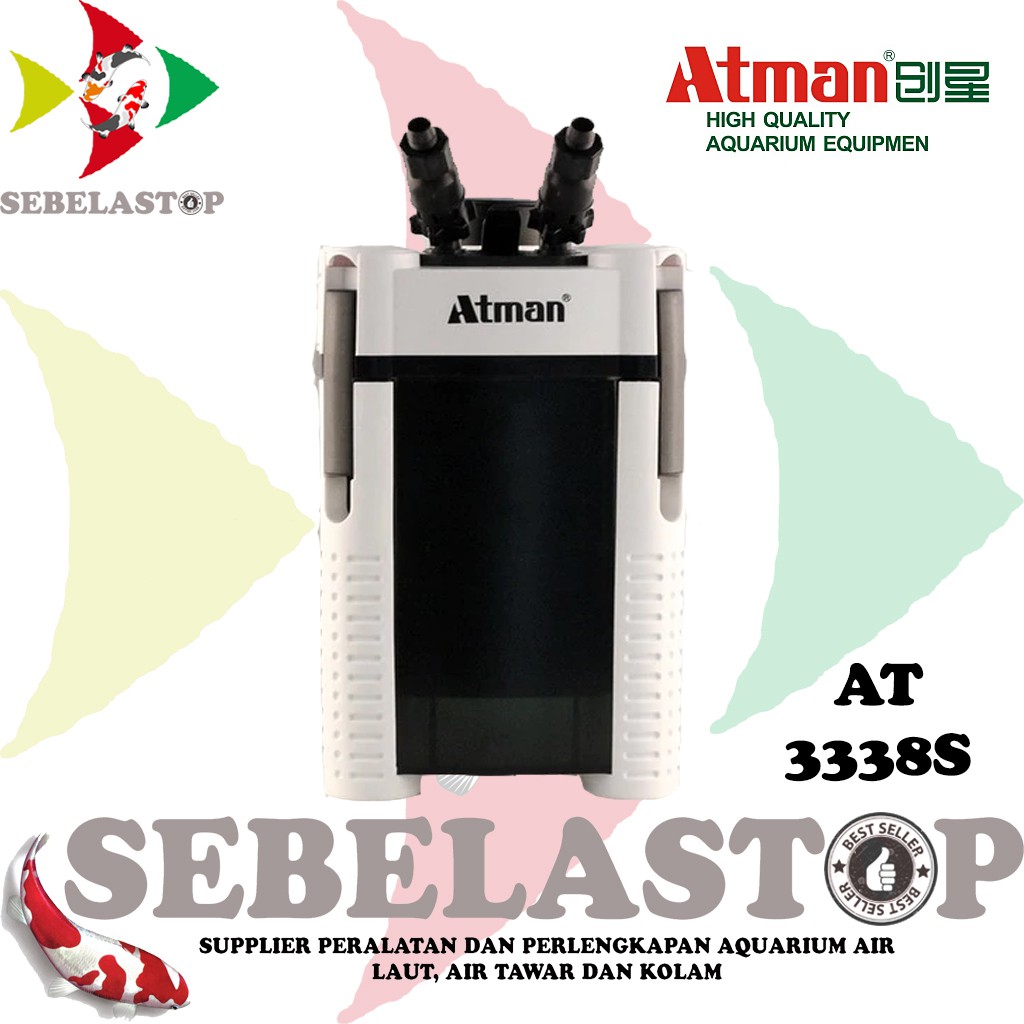 Atman At 3337s External Canister 3337 S Filter Eksternal Kolam