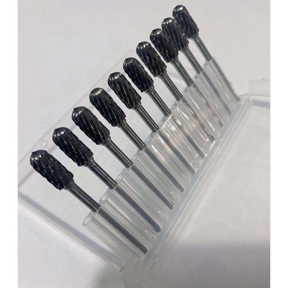 JIGONG Mata Bor Tungsten 1/8 Inch 10 PCS Model Corn - JG10 - Silver