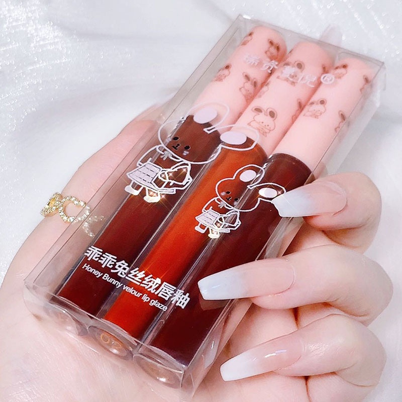 Lipcream Lipstik Matte Tahan Lama Waterproof 3 Warna