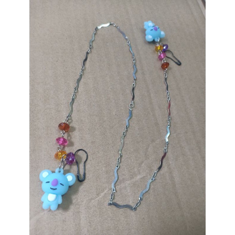 BTS RANTAI IMPORT 60CM BAJA ANTI KARAT MASKER DAN KACAMATA