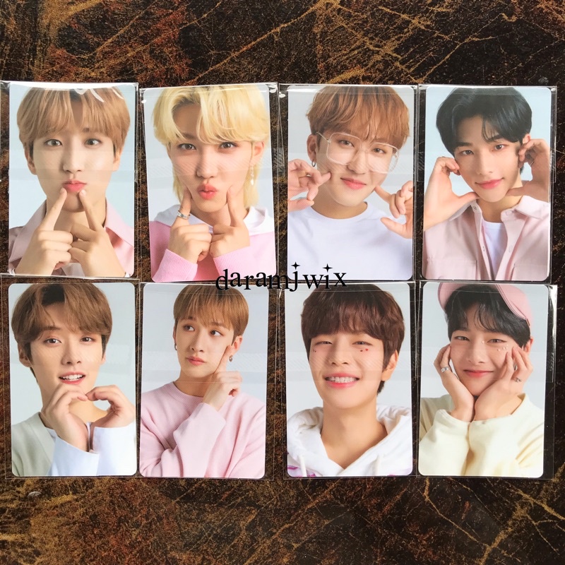 sharing stray kids nacific r8 round 8 A ver type pc photocard straykids felix bang chan hyunjin i.n 