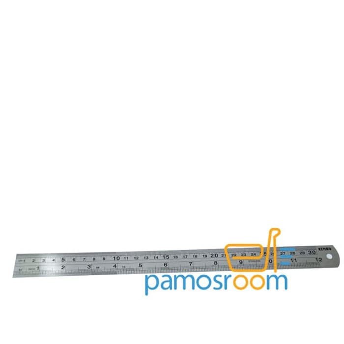 

Penggaris Besi 30cm Ruler Stainless 30 Cm