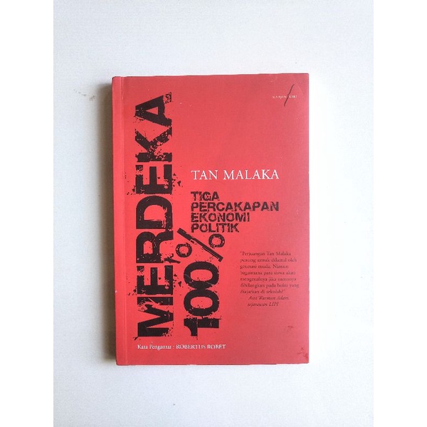 (Preloved) Merdeka 100% - Tan Malaka. Original Bekas