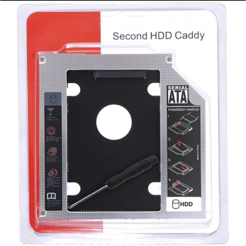 SSD HDD Caddy 12.7 mm SATA DVD Slot Hardisk / HDD Caddy