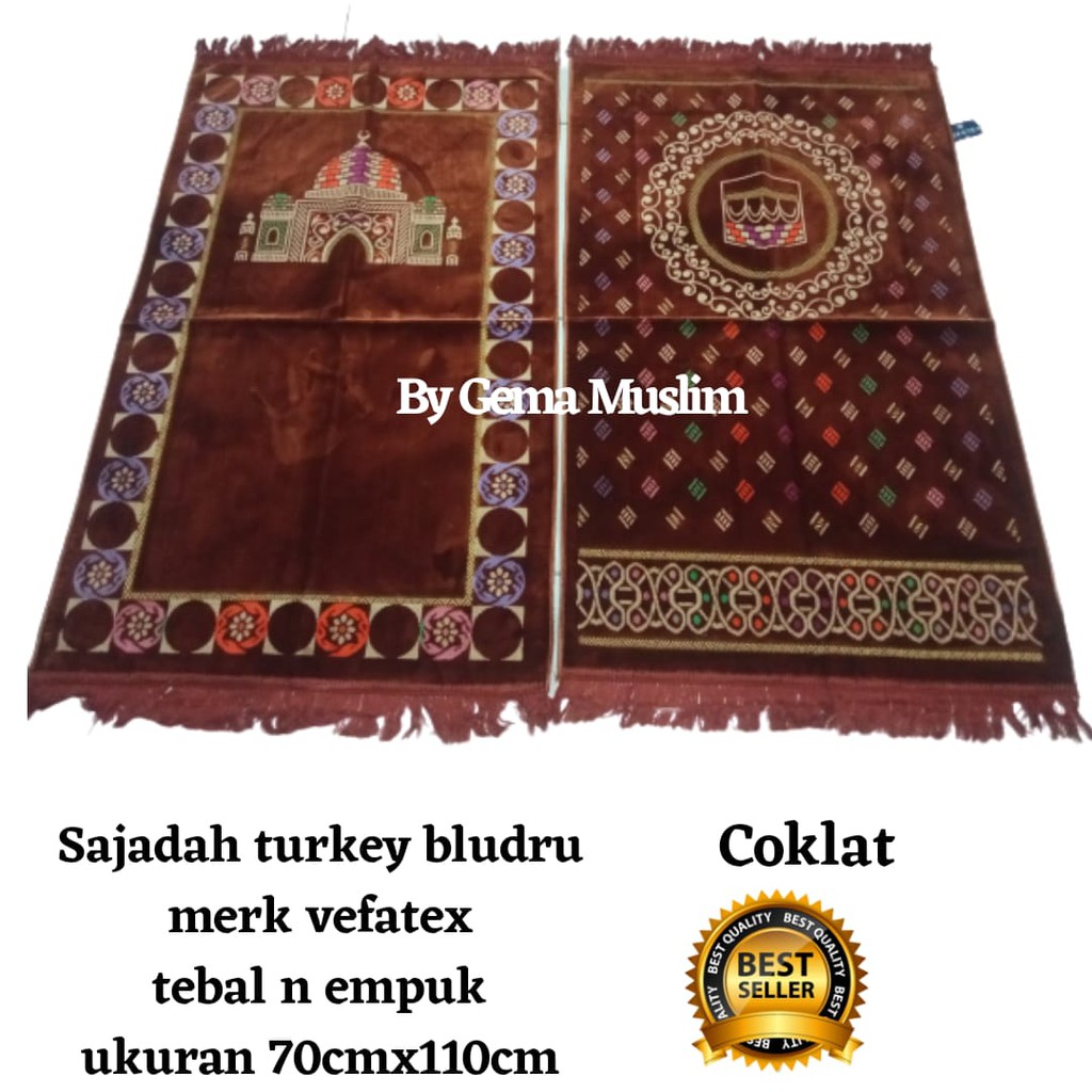 sajadah turky vefatex 70cmx110cm