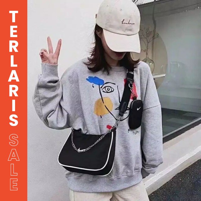 POUCH - Tas Selempang Slempang Nike Pouch Sling bag Pria Wanita cocok untuk olahraga atau Ootd