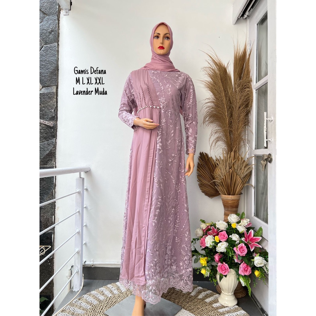 GAMIS PESTA TERBARU/ GAMIS DRFANA PREMIUM/ GAMIS KONGANGAN/ GAMIS TILE/ GAMIS/ GAMIS KEBAYA TERBARU 2022/ GAMIS BRUKAT MEWAH/ GAMIS WISUDA/GAMIS PESTA KEKINIAN