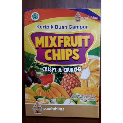 Jual Keripik Kripik Buah Campur Mixfruit 80 G Kayavit Pandubima