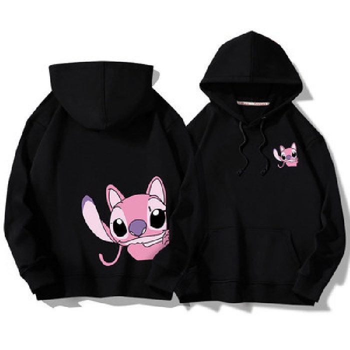 MYSTIQUE.ID-HOODIE PINK STITCH LUCU DAN AESTHETIC