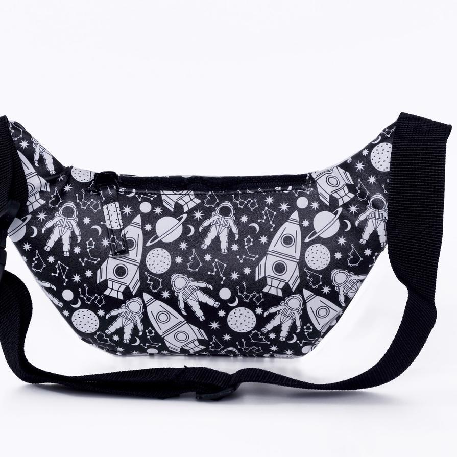 ۩ Tas Wanita Tas Selempang Waist Bag Wanita Tonga Astronomy Black ℗