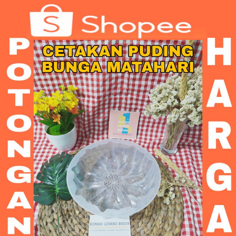 Cetakan Puding Bunga Matahari