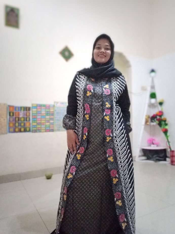 Ms Gamis Batik Sriwedari Maxi Bumil/busui Katun Sogan Allsize Ld 104..