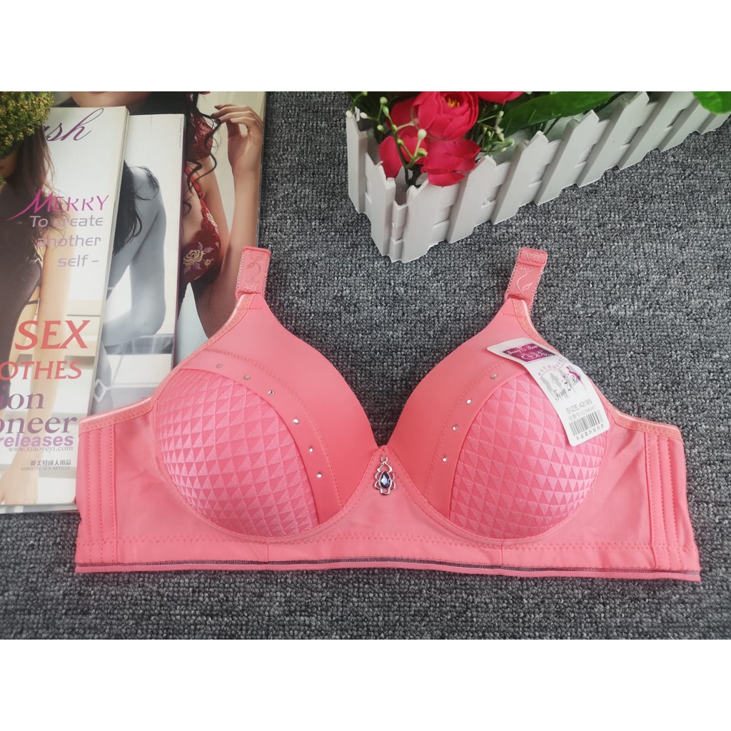 Bra / Bh Wanita F08 CUP B - Busa Tipis Tidak Ada Kawat Import (PROMO BELI 4 FREE MASKER)