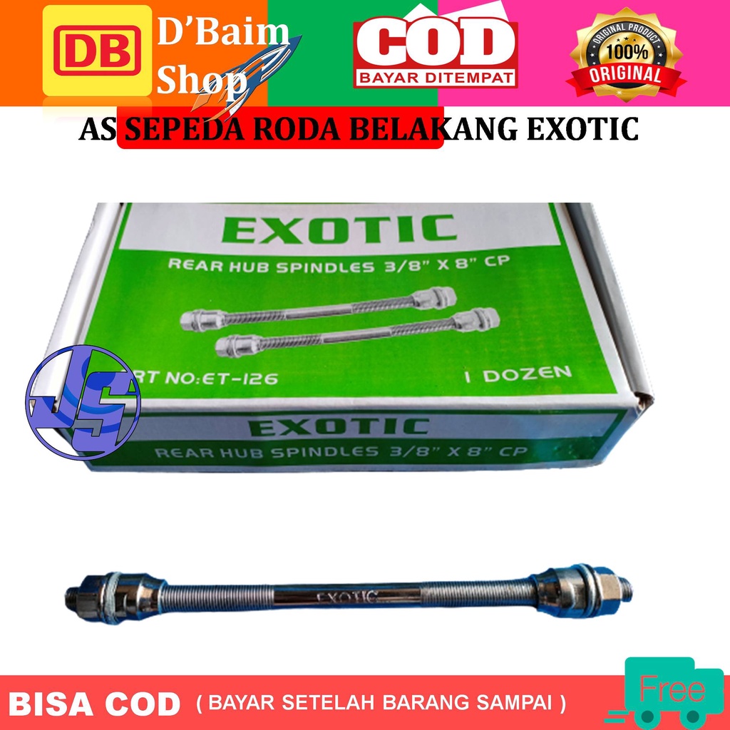 As Sepeda Roda Belakang Exotic Putih