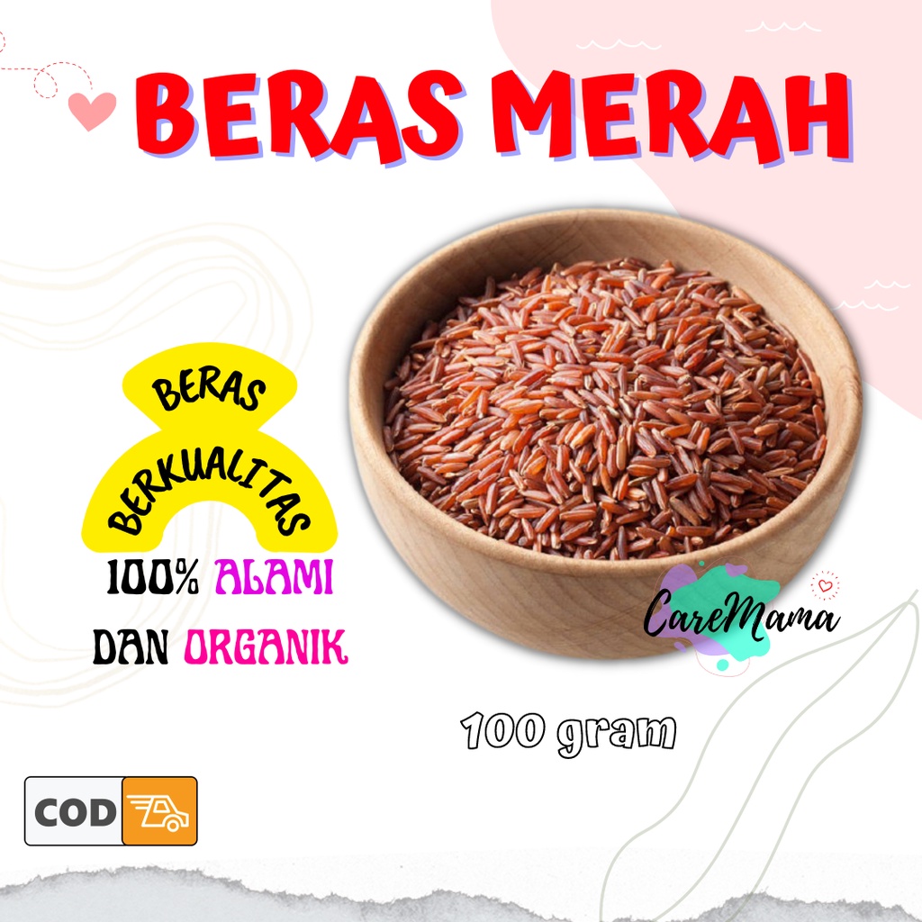 

BERAS MERAH BERAS ORGANIK BERKUALITAS 100 GRAM