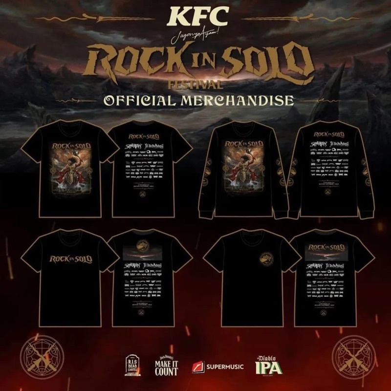 Merchandise Rock In Solo 2022