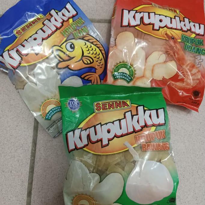 

Senna krupukku udang / ikan /bawang 500 gram