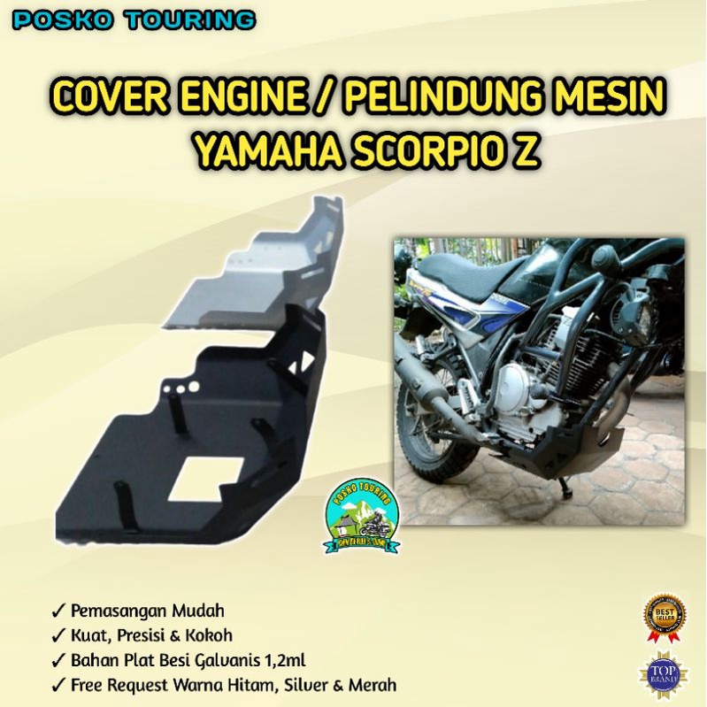 Cover Engine Pelindung Mesin Yamaha Scorpio Z