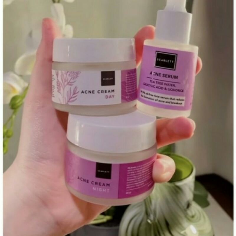 Whitening Acne Cream Day &amp; Night Scarlett Original by Felicya Angelista