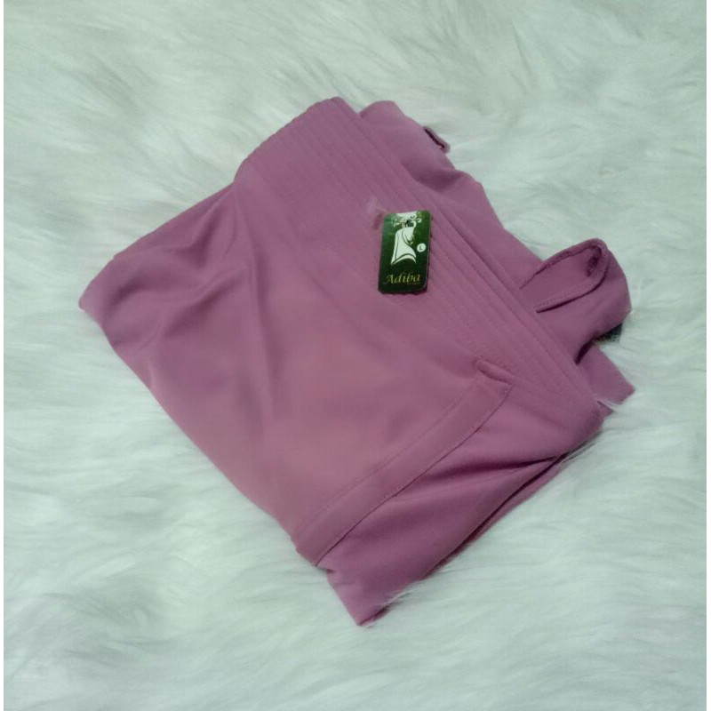 Jilbab Instan Jersey / Jilbab Serut Jersey Adiba / Grosir Kerudung Murah-Ungu baby