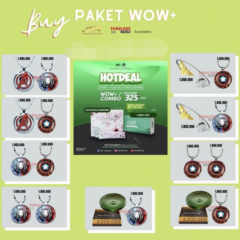 promo paket Pendan original dan bioglass kalung kesehatan