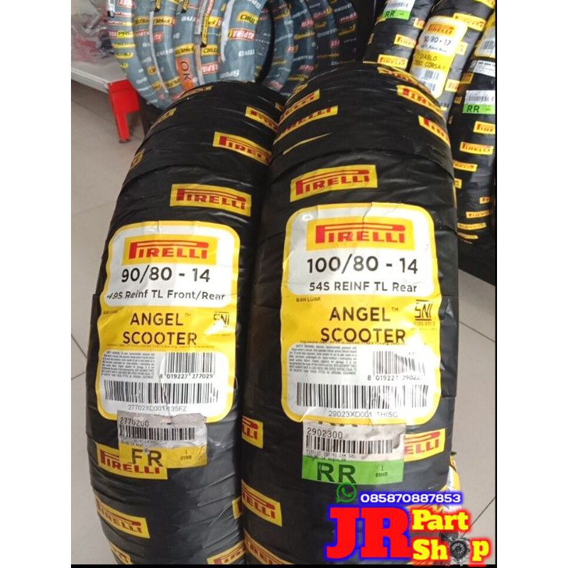 Pirelli angel scooter 90/80-14 & 100/80-14