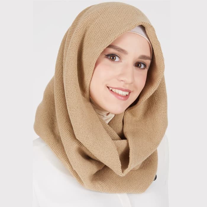 Hijab Jilbab Hoodie Rajut Terbaru / Jilbab Rajuran Knit / Hijab