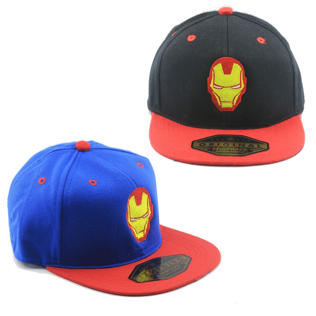 TOPI ANAK IRON.MAN / TOPI KARAKTER /TOPI ANAK SNAPBACK / GROSIR TOPI ANAK / TOPI ANAK MURAH