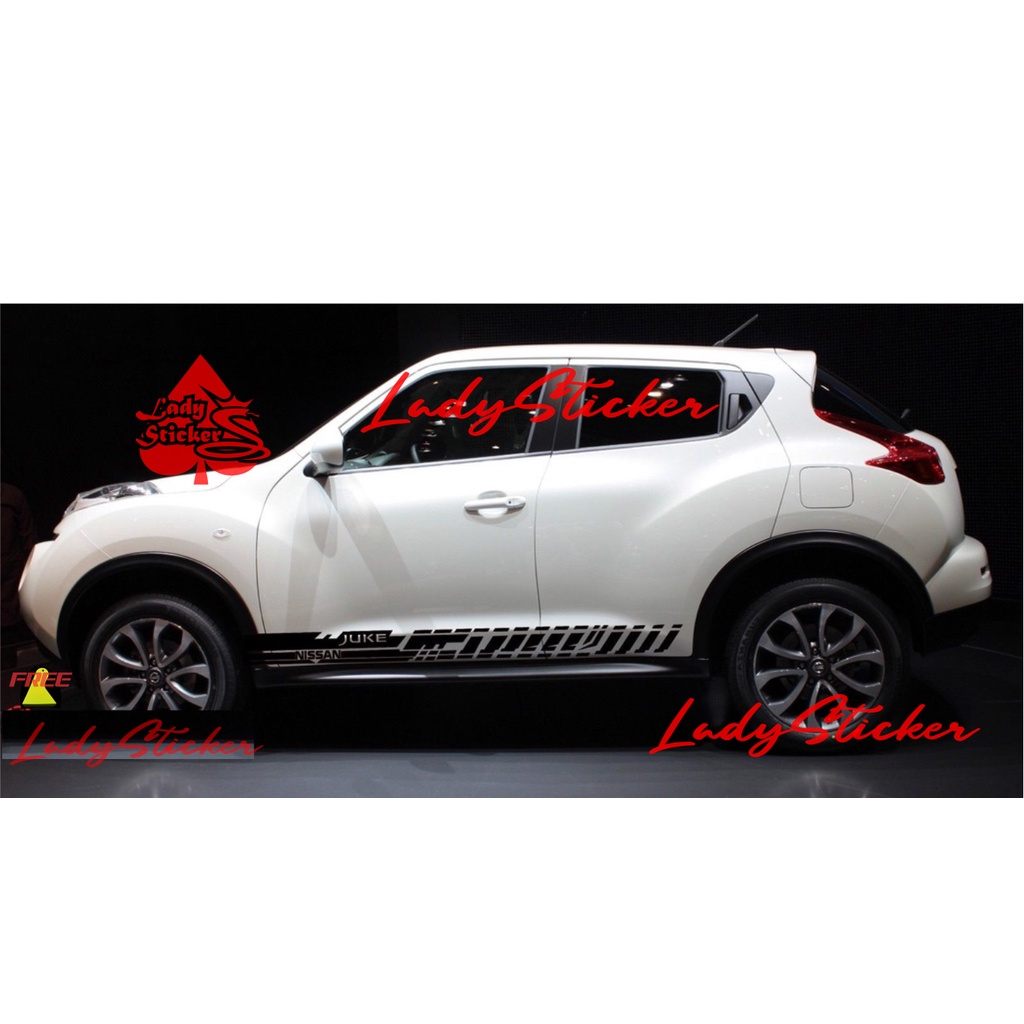 CUTTING STICKER MOBIL NISSAN JUKE STICKER NISSAN JUKE KANJI JDM