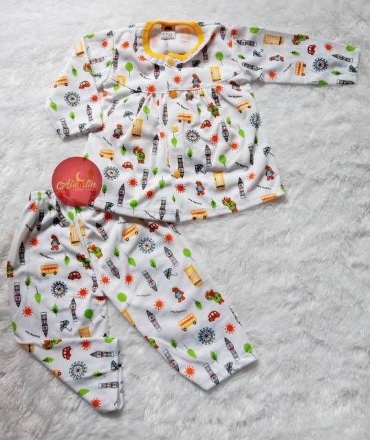 Baju bayi dapat 3 stel/piyama bayi panjang