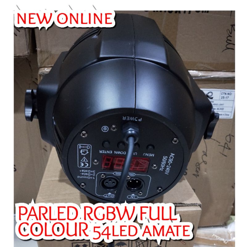 PARLED RGB FULL COLOUR  54LED AMATE