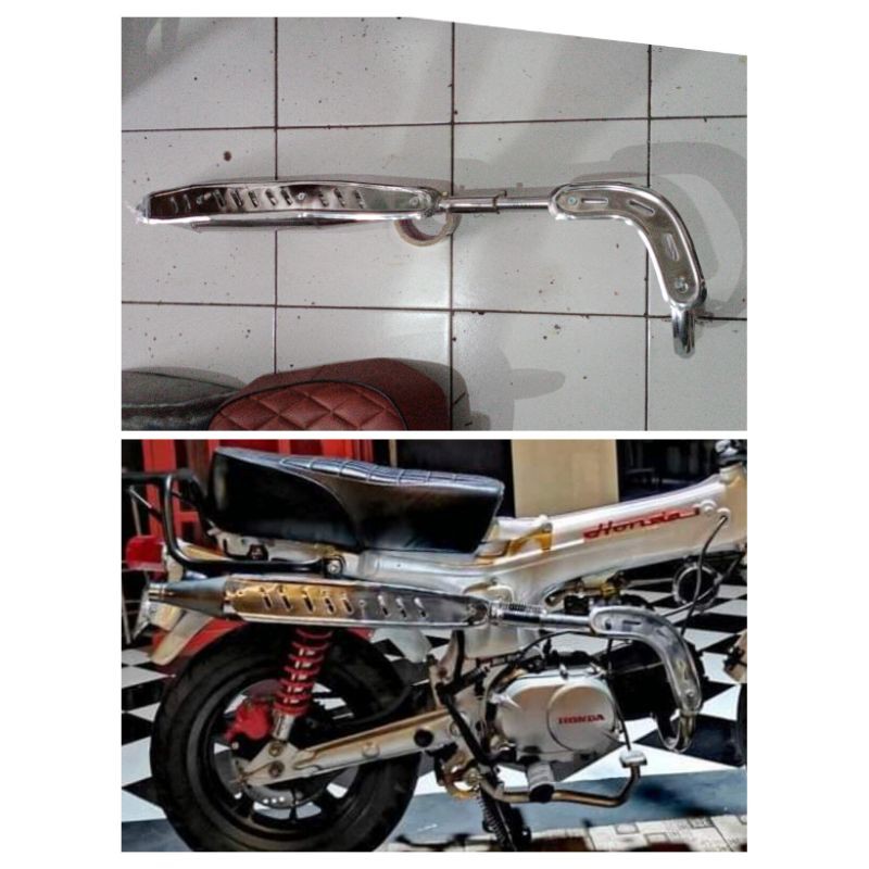 knalpot sclamber trail Honda win Dax c series