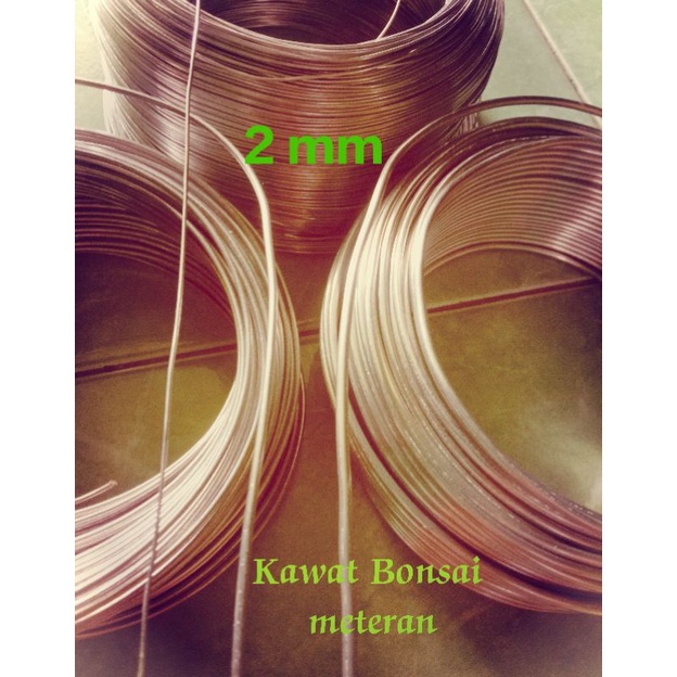 KAWAT BONSAI ALUMINIUM 2mm