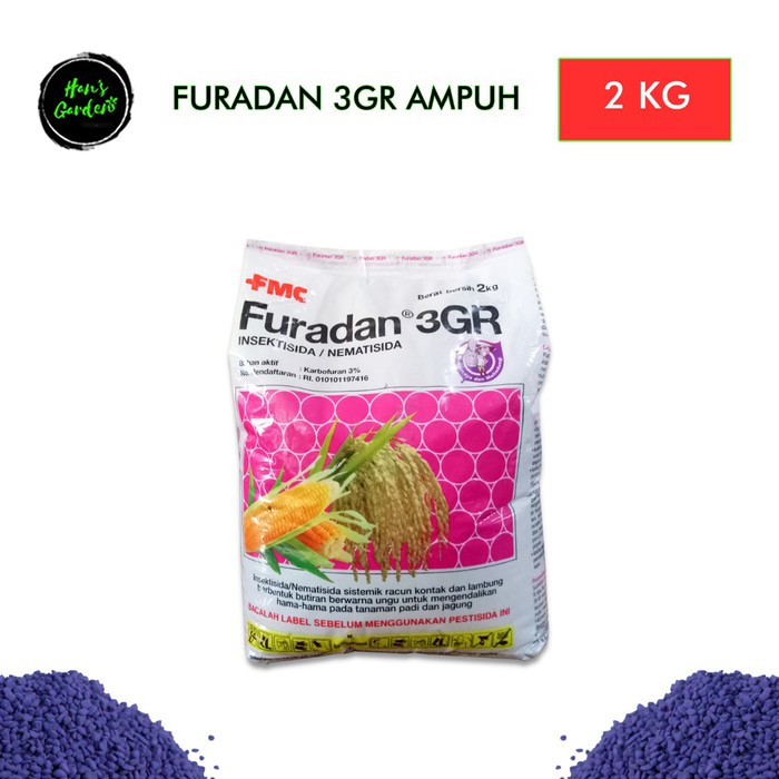 Furadan 3gr fungisida dan nematisida kemasan 2 kg