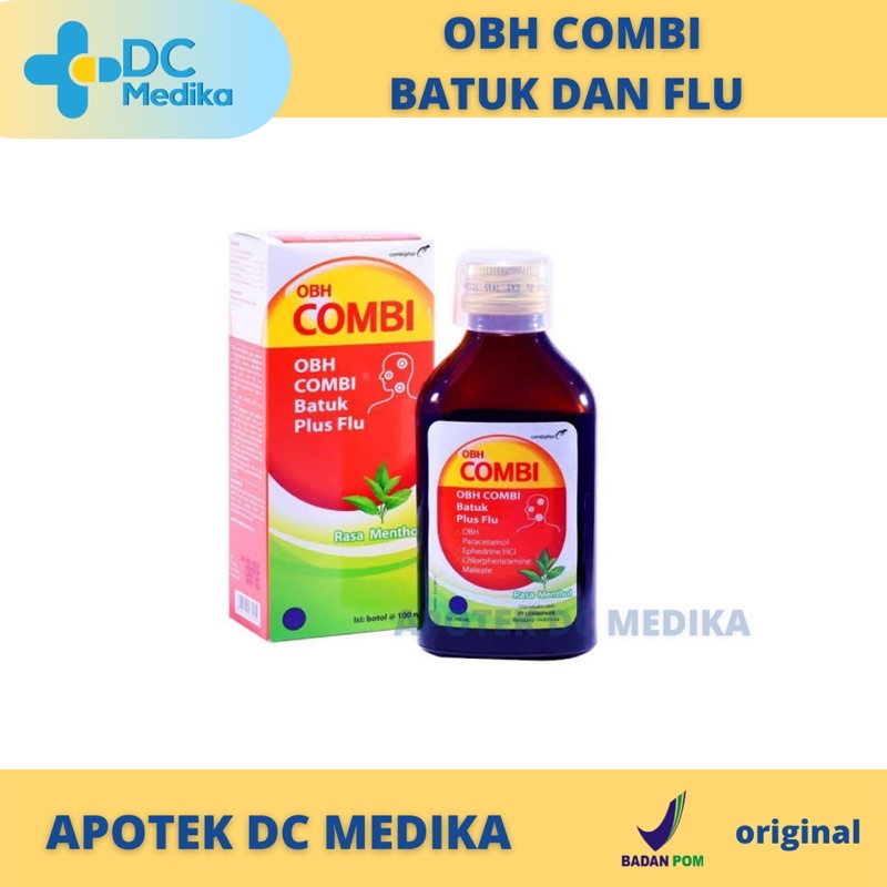 Obh Combi batuk flu / Obat batuk dan flu dewasa / Obh batuk flu