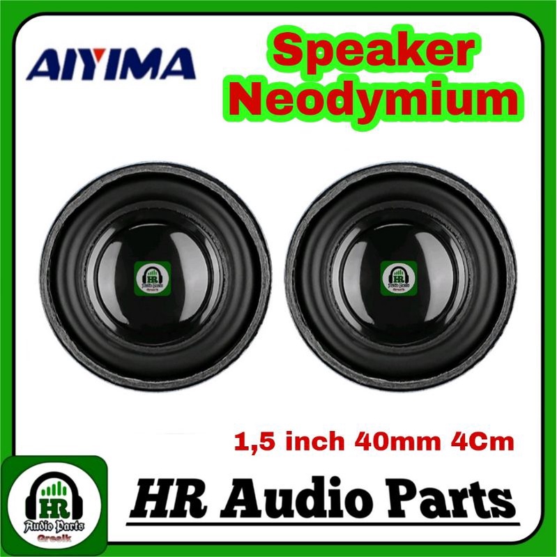 Speaker Mini 1,5&quot; 3W 4R 3Watt 1,5 inch 4Ohm 40mm 4Cm Woofer Magnet Besar