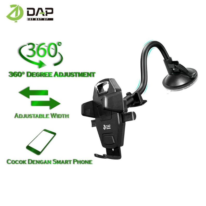 DAP Universal Car Holder  D-CZ11 // 360 Rotable For Smartphone Car Stand